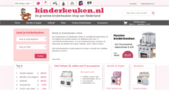 Desktop Screenshot of kinderkeuken.nl