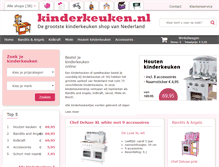 Tablet Screenshot of kinderkeuken.nl